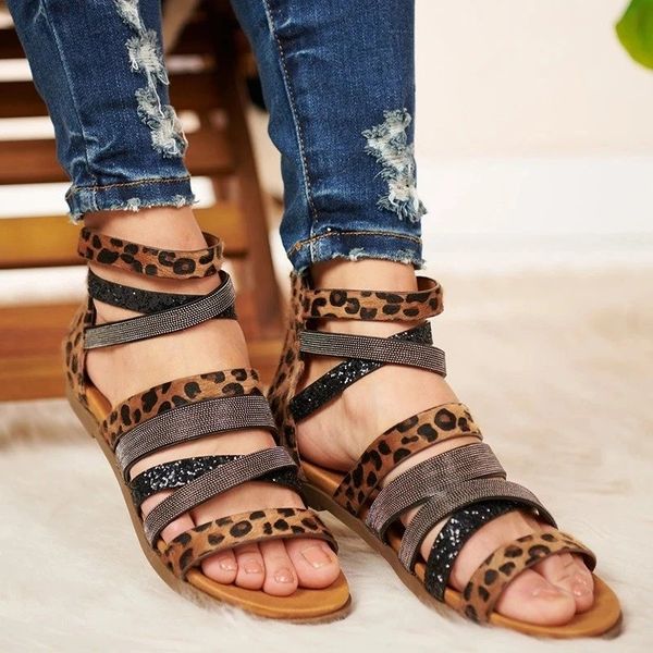 2020 summer sandals women retro open toe flat roman sandals women beach shoes big size 43, Black
2020 summer sandals women retro open toe flat roman sandals women beach shoes big size 43, Black