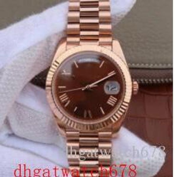 watch 40mm roman digital dial rose gold shell chocolate 228235 eta 2813 series automatic mechanical movement mens watches, Slivery;brown
watch 40mm roman digital dial rose gold shell chocolate 228235 eta 2813 series automatic mechanical movement mens watches, Slivery;brown