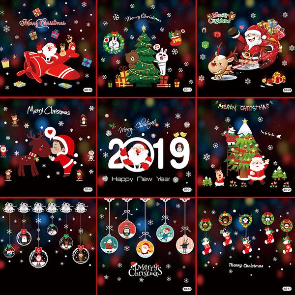 2019 christmas santa claus window glass double-sided seamless pvc christmas stickers new year home glass color decoration
2019 christmas santa claus window glass double-sided seamless pvc christmas stickers new year home glass color decoration