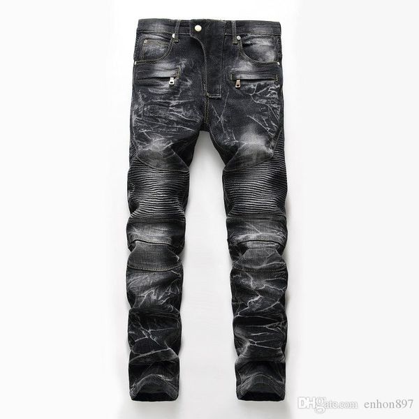 french style fashion men's jeans blue color skinny fit spliced ripped jeans high street destroyed biker men mj022
french style fashion men's jeans blue color skinny fit spliced ripped jeans high street destroyed biker men mj022