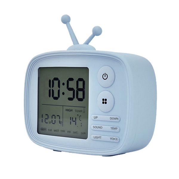 cute digital led tv set alarm clock with snooze wake up usb rechargeable battery
cute digital led tv set alarm clock with snooze wake up usb rechargeable battery