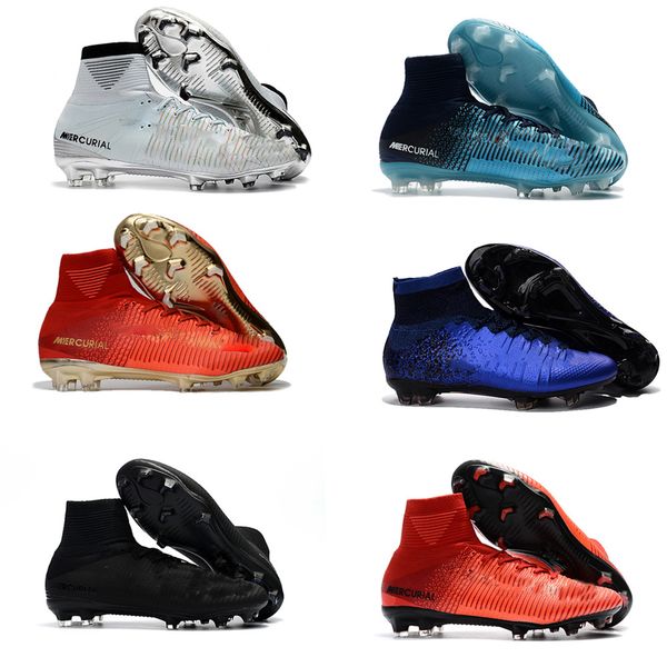 2020 blue rainbow 100% original soccer shoes cr7 mercurial superfly v fg soccer cleats high ankle football boots ronaldo sports sneakers
2020 blue rainbow 100% original soccer shoes cr7 mercurial superfly v fg soccer cleats high ankle football boots ronaldo sports sneakers