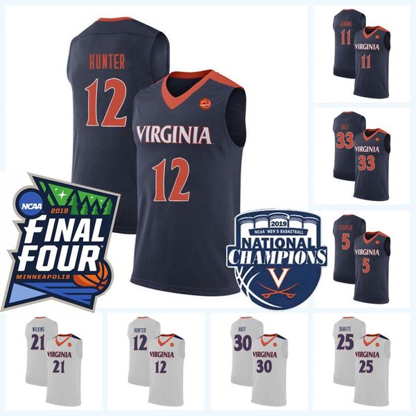 Virginia Cavaliers 2019 Final Four 12 De'Andre Hunter 5 Curtis Staples 2 Braxton Key 25 Mamadi Diakite 33 Jack Salt UVA Basketball Jersey
Virginia Cavaliers 2019 Final Four 12 De'Andre Hunter 5 Curtis Staples 2 Braxton Key 25 Mamadi Diakite 33 Jack Salt UVA Basketball Jersey
