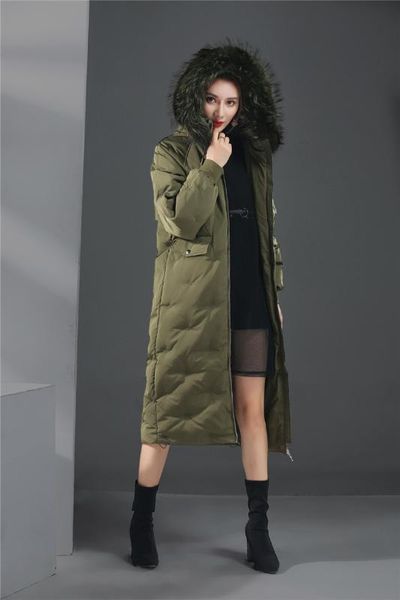 down duck women's white jackets raccoon fur collar long parka warm winter jacket women thick coat chaqueta mujer wxf552, Black
down duck women's white jackets raccoon fur collar long parka warm winter jacket women thick coat chaqueta mujer wxf552, Black