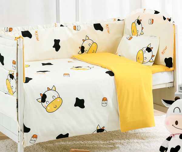 promotion 6/9pcs cute cow baby bedding set newborn infant cartoon crib bedding detachable baby blanket whole set
promotion 6/9pcs cute cow baby bedding set newborn infant cartoon crib bedding detachable baby blanket whole set