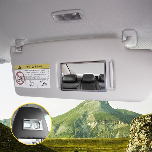110x65mm car cosmetic mirror stainless steel portable sun-shading makeup mirror practical car interior
110x65mm car cosmetic mirror stainless steel portable sun-shading makeup mirror practical car interior