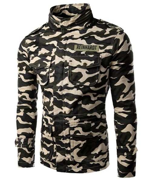 2020 new style korean-style casual camouflage tooling jacket men small stand collar camouflage coat men's jacket, Black;brown
2020 new style korean-style casual camouflage tooling jacket men small stand collar camouflage coat men's jacket, Black;brown