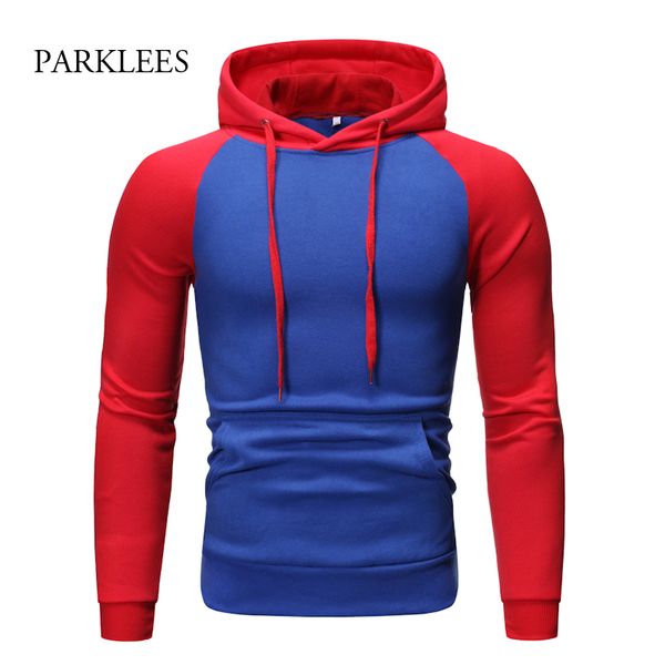 contrast patchwork mens hooded sweatshirt 2019 autumn raglan sleeve pullover tracksuit men casual slim hoody sudadera hombre, Black
contrast patchwork mens hooded sweatshirt 2019 autumn raglan sleeve pullover tracksuit men casual slim hoody sudadera hombre, Black