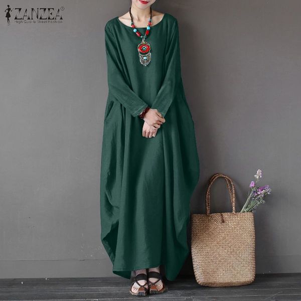 2020 zanzea spring casual solid sundress vintage cotton long maxi dress women long sleeve shirt vestido female kaftan tunic robe, Black;gray
2020 zanzea spring casual solid sundress vintage cotton long maxi dress women long sleeve shirt vestido female kaftan tunic robe, Black;gray
