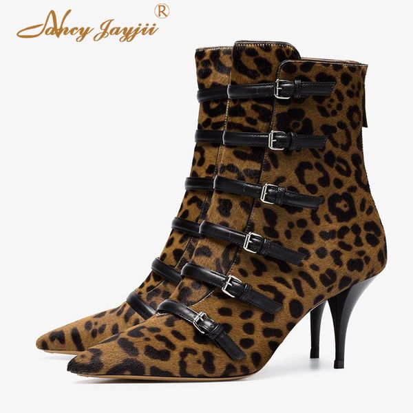 nancyjayjii women boots leopard solid flock ankle zippers pointed toe high thin heel mature concise novelty fashion 2019, Black
nancyjayjii women boots leopard solid flock ankle zippers pointed toe high thin heel mature concise novelty fashion 2019, Black