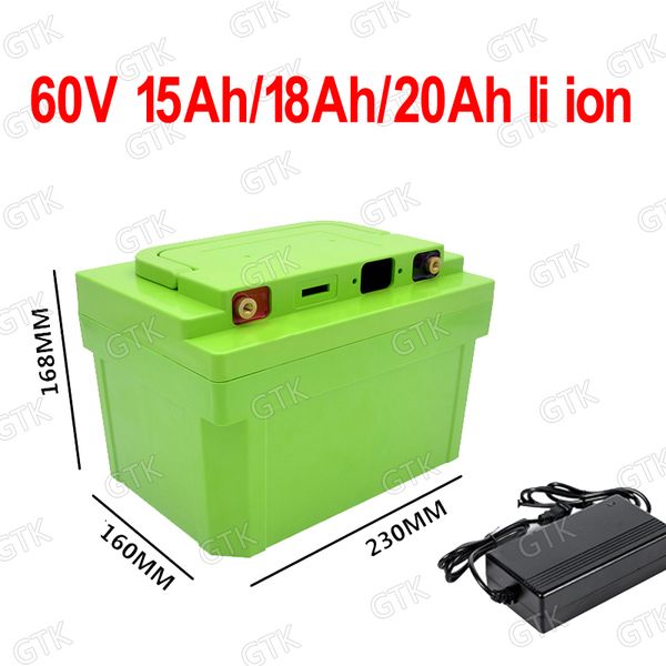 gtk 60v 20ah 15ah 18ah литий-ионный аккумулятор литий ионный аккумулятор начислению 16s bms для 60v 1500w велосипеда самоката велосипеда + з
gtk 60v 20ah 15ah 18ah литий-ионный аккумулятор литий ионный аккумулятор начислению 16s bms для 60v 1500w велосипеда самоката велосипеда + з