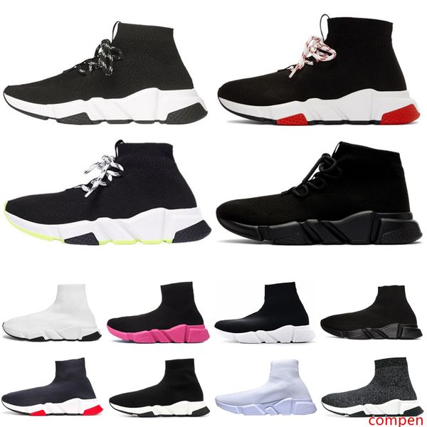 2020 designer sock shoes speed trainer for men women black red triple black flat sock boots casual shoes womens trainer lace-up runner
2020 designer sock shoes speed trainer for men women black red triple black flat sock boots casual shoes womens trainer lace-up runner