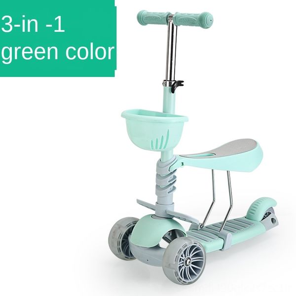 3-in -1 multi-function kids can sit can lifting scooter scooter rod three-wheeled flashing wheel kids bikes
3-in -1 multi-function kids can sit can lifting scooter scooter rod three-wheeled flashing wheel kids bikes