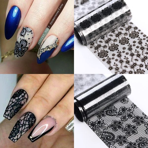 1 roll black chic lace nail foils flower series nail stickers diy transfer decals sticker art papers tips decoration
1 roll black chic lace nail foils flower series nail stickers diy transfer decals sticker art papers tips decoration