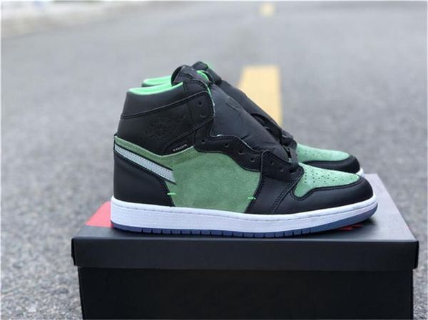 wholesale 2020 air authentic air 1 high zoom rage green basketball shoes retro black suede green ck6637-002 men sneakers with box 
wholesale 2020 air authentic air 1 high zoom rage green basketball shoes retro black suede green ck6637-002 men sneakers with box