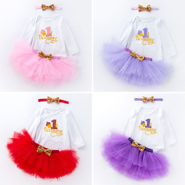 newborn girls birthday outfits solid letter gauze tutu skirt clothing sets kids clothes girls baby clothing sets 0-24m 07, White
newborn girls birthday outfits solid letter gauze tutu skirt clothing sets kids clothes girls baby clothing sets 0-24m 07, White
