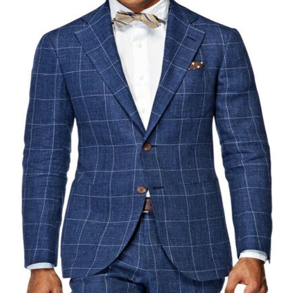 2020 men's windowpane suit tailor custom made navy blue check polyester+cotton two button groom tuxedos wedding suits, White;black
2020 men's windowpane suit tailor custom made navy blue check polyester+cotton two button groom tuxedos wedding suits, White;black