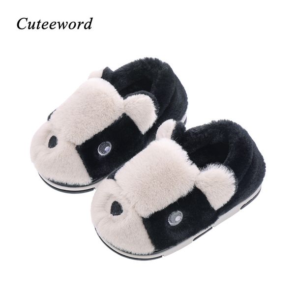 children' cotton slippers winter baby girls boys home shoes thickening velvet warm non-slip kids furry slippers flats shoes, Black;grey
children' cotton slippers winter baby girls boys home shoes thickening velvet warm non-slip kids furry slippers flats shoes, Black;grey