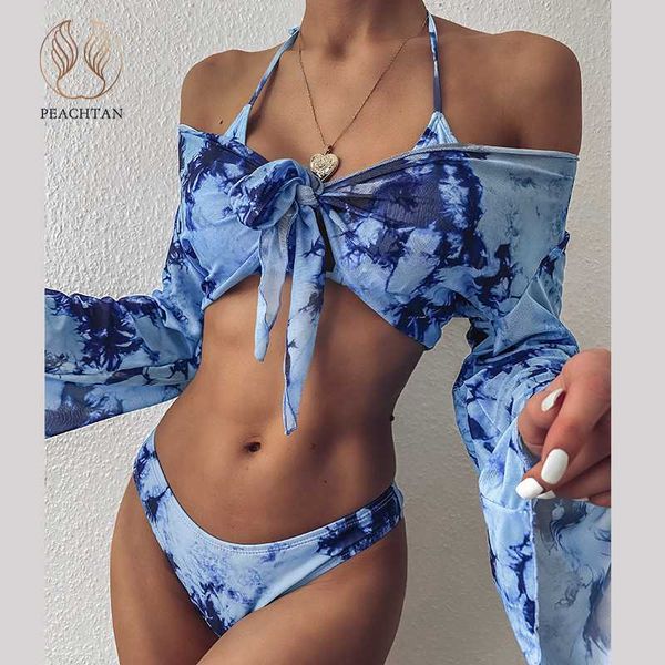 bikinis set peachtan print 3 pieces swimsuit women long sleeve bikini 2021 knot swimwear extreme bathers bathing suit
bikinis set peachtan print 3 pieces swimsuit women long sleeve bikini 2021 knot swimwear extreme bathers bathing suit