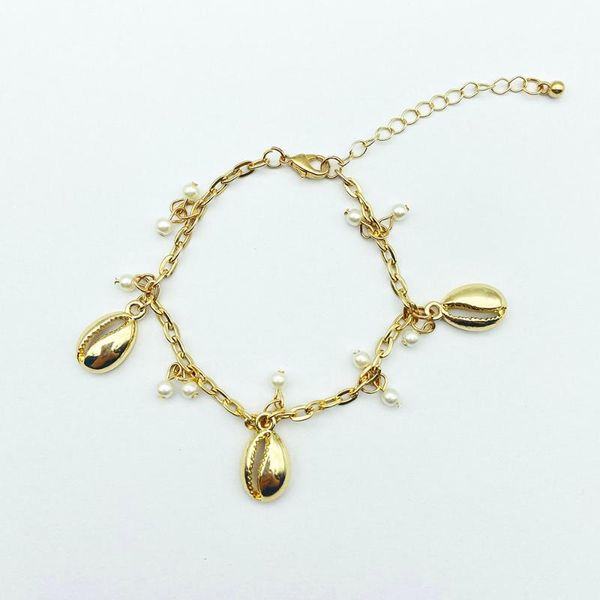 charm bracelets personalized design gold color alloy shell chains bracelet bohemian beach style jewelry accessories for women, Golden;silver
charm bracelets personalized design gold color alloy shell chains bracelet bohemian beach style jewelry accessories for women, Golden;silver