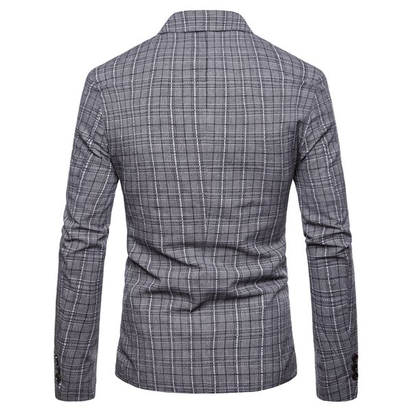 fashion glen plaid blazer jacket men 2018 spring autumn new one button blazers men suits causal buisness formal blazer masculino, White;black
fashion glen plaid blazer jacket men 2018 spring autumn new one button blazers men suits causal buisness formal blazer masculino, White;black