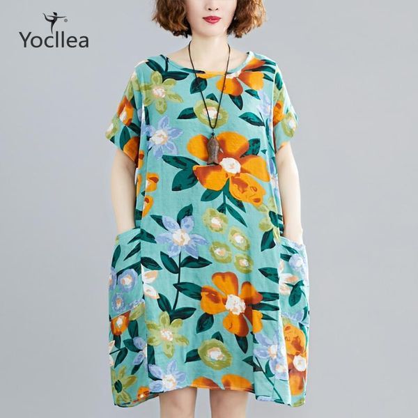 summer short sleeve o-neck dress women's oversized a-line dress slim floral print causal dresses, Black;gray
summer short sleeve o-neck dress women's oversized a-line dress slim floral print causal dresses, Black;gray
