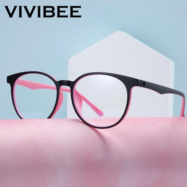vivibee anti blue light glasses men gaming round blocking blue ray classic tr90 women protection eyeglasses for computer work, White;black
vivibee anti blue light glasses men gaming round blocking blue ray classic tr90 women protection eyeglasses for computer work, White;black