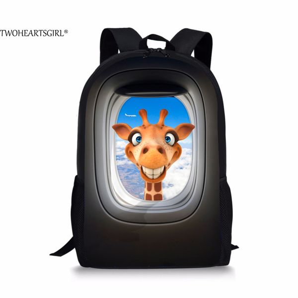 twoheartsgirl cartoon cute animal giraffe printing backpack for girls school ruckacks kids trip shoulder back packs with handle
twoheartsgirl cartoon cute animal giraffe printing backpack for girls school ruckacks kids trip shoulder back packs with handle