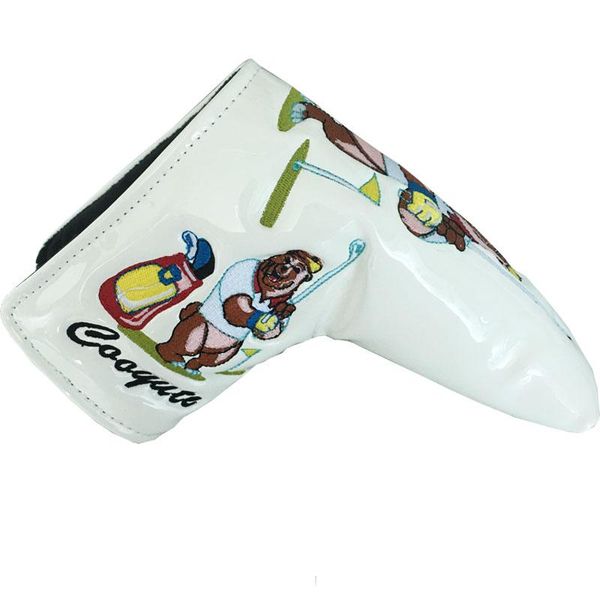 новые оригинальные golf headcover cooyute медведь pattern pu golf putter head cover мужской белый гольф-клубы головных уборов бесплатная дос
новые оригинальные golf headcover cooyute медведь pattern pu golf putter head cover мужской белый гольф-клубы головных уборов бесплатная дос