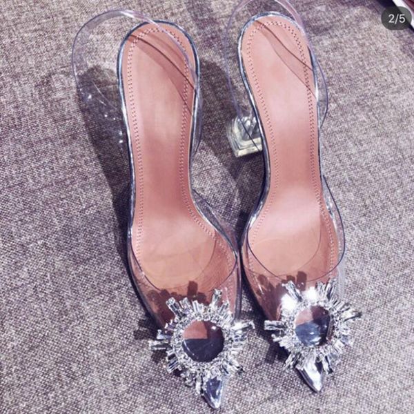 dress shoes pointed toe transparent sandals women summer word rhinestone party clear high heels princess plus size, Black
dress shoes pointed toe transparent sandals women summer word rhinestone party clear high heels princess plus size, Black