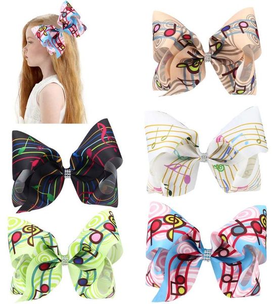 10pcs 8inch piano music handmade boutique hair bow with alligator clip jojo big large girl hair accessories, Slivery;white
10pcs 8inch piano music handmade boutique hair bow with alligator clip jojo big large girl hair accessories, Slivery;white
