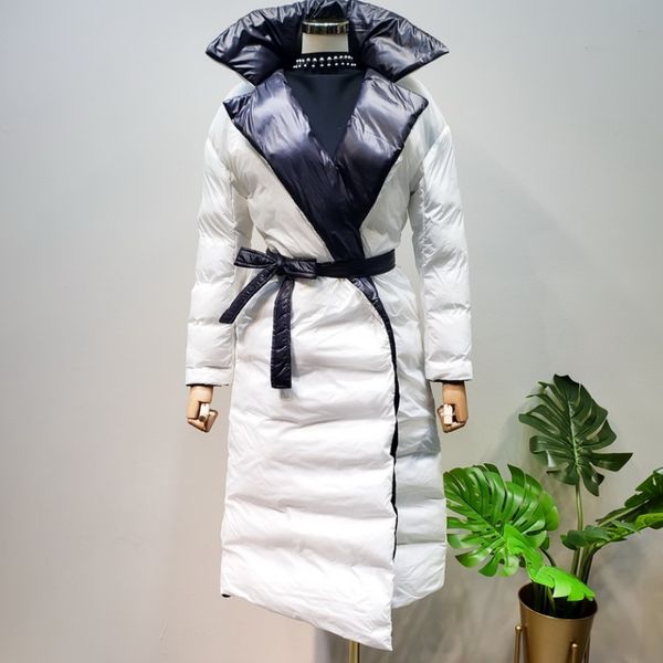 2019 autumn winter coat overcoat female both sides wear cotton jacket women's long cotton clothes lady warm thick padded jackets, Black
2019 autumn winter coat overcoat female both sides wear cotton jacket women's long cotton clothes lady warm thick padded jackets, Black