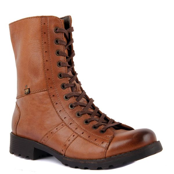 sail-lakers women leather boots, Black