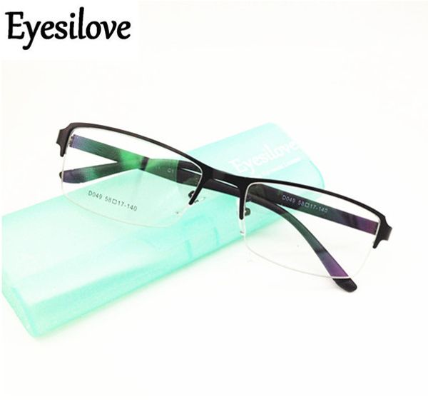 eyesilove men's finished myopia glasses metal shortsight eyewear big face nearsighted glasses prescription, Black
eyesilove men's finished myopia glasses metal shortsight eyewear big face nearsighted glasses prescription, Black