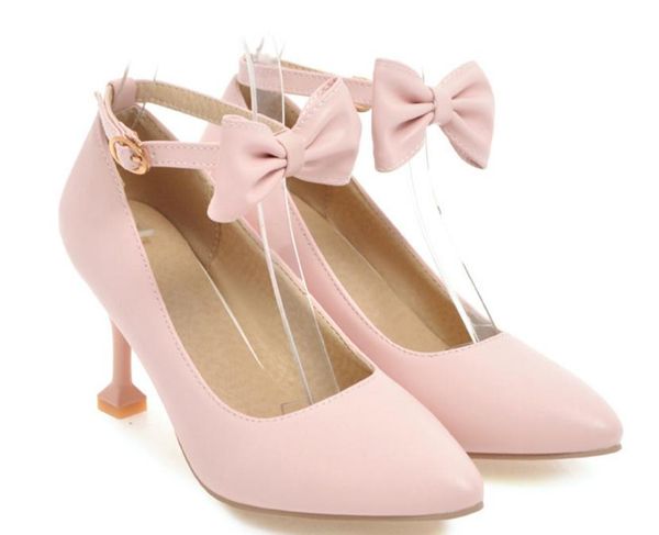 2019 bowknot women's shoes in spring and autumn with new style high heel fine heel pointed end @86, Black
2019 bowknot women's shoes in spring and autumn with new style high heel fine heel pointed end @86, Black