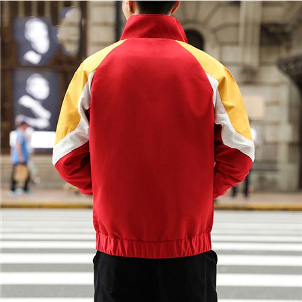 2019 mens designer windbreaker long sleeve zipper jacket coat patchwork fashion sports breathable active gym running spring autumn b100002l, Black;brown
2019 mens designer windbreaker long sleeve zipper jacket coat patchwork fashion sports breathable active gym running spring autumn b100002l, Black;brown