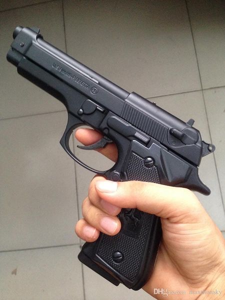 pistol gun shaped cigarette lighter pietro beretta mod.92fs m9-p metal windproof + holster jet torch gift display model
pistol gun shaped cigarette lighter pietro beretta mod.92fs m9-p metal windproof + holster jet torch gift display model