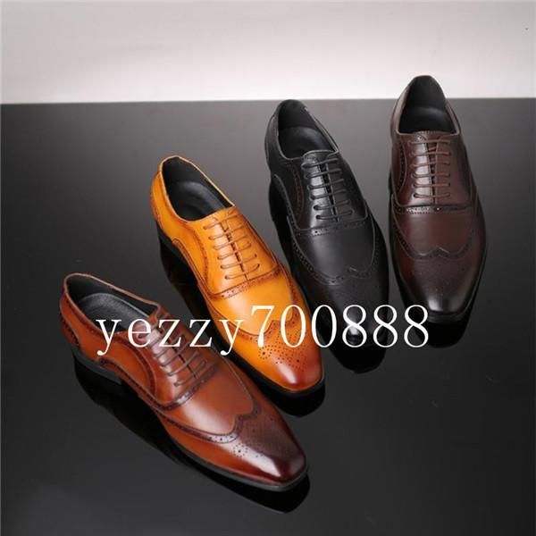 2019 fashion brand men's casual business dress brogue shoes for wedding party leather black brown pointed toe oxford shoes fdzhlzj
2019 fashion brand men's casual business dress brogue shoes for wedding party leather black brown pointed toe oxford shoes fdzhlzj