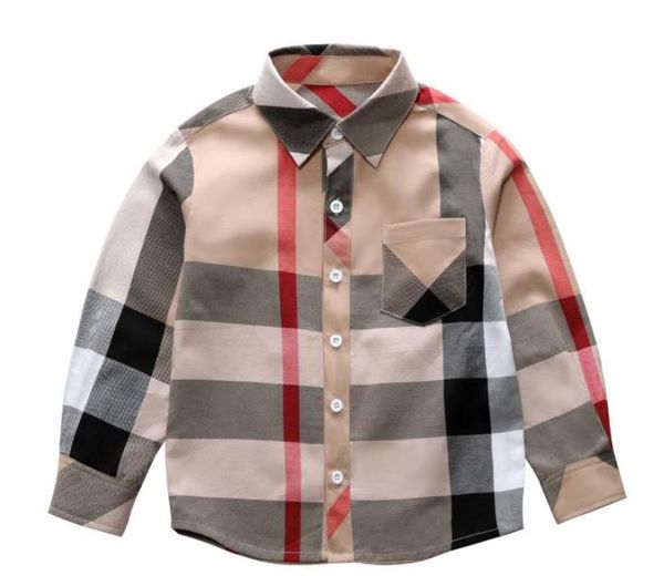 3-8 years boy shirt clothes autumn kids designer long sleeve plaid tshirt brand pattern lapel fashion cotton classic plaid boys shirt, White;black
3-8 years boy shirt clothes autumn kids designer long sleeve plaid tshirt brand pattern lapel fashion cotton classic plaid boys shirt, White;black