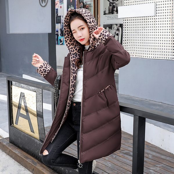 cotton-padded clothes/cotton coat 2018 winter mid-length casual fashion long sleeve mixed colors zipper, Blue;black
cotton-padded clothes/cotton coat 2018 winter mid-length casual fashion long sleeve mixed colors zipper, Blue;black