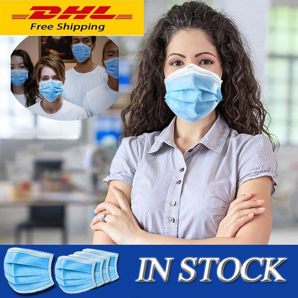 DHL Free Shipping In Stock 50 Pcs Dust-proof Disposable Face Mask DHL Free shipping Thick 3 Layer Masks with Earloops Masks Face Mask
DHL Free Shipping In Stock 50 Pcs Dust-proof Disposable Face Mask DHL Free shipping Thick 3 Layer Masks with Earloops Masks Face Mask