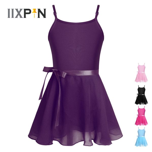 kids girls ballet dance gymnastics leotard spaghetti shoulder straps leotard with chiffon tied tutu skirt dance ballet dresses, Black;red
kids girls ballet dance gymnastics leotard spaghetti shoulder straps leotard with chiffon tied tutu skirt dance ballet dresses, Black;red