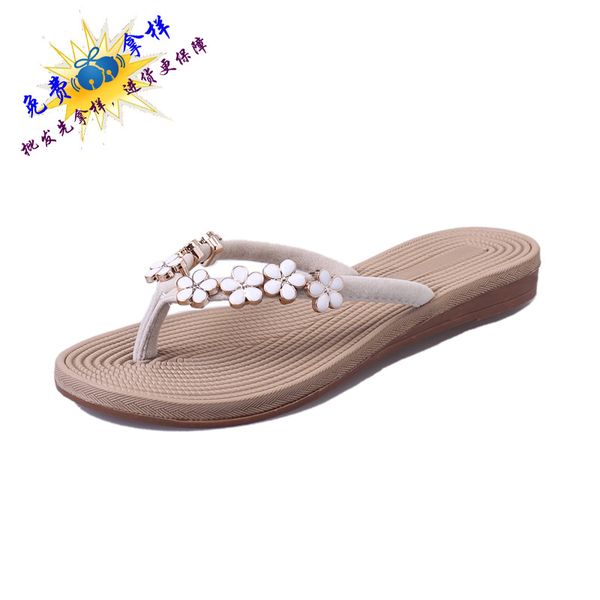 2019 summer new style ladies' flip flops sandals anti-slip bohemian style beautiful hipster flower t018, Black
2019 summer new style ladies' flip flops sandals anti-slip bohemian style beautiful hipster flower t018, Black