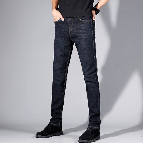 men's jeans ready stock business leisure pants formal elastic smart loose straight, Blue
men's jeans ready stock business leisure pants formal elastic smart loose straight, Blue
