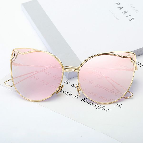 new cat eye sunglasses women fashion metal pink women's sunglasses trending shades for women, White;black
new cat eye sunglasses women fashion metal pink women's sunglasses trending shades for women, White;black