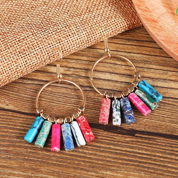 2019 hot ins geometric polygonal natural stone pillar earrings hoop earrings ladies jewelry gift drop shipping, Golden;silver
2019 hot ins geometric polygonal natural stone pillar earrings hoop earrings ladies jewelry gift drop shipping, Golden;silver