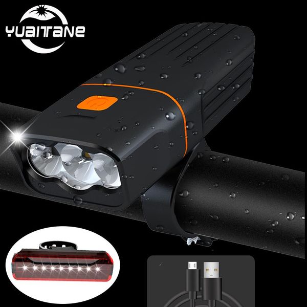 5200mah bicycle light l2/t6 usb rechargeable power bank built-in 2*18650 batteries 3 modes waterproof headlight bike accessories
5200mah bicycle light l2/t6 usb rechargeable power bank built-in 2*18650 batteries 3 modes waterproof headlight bike accessories