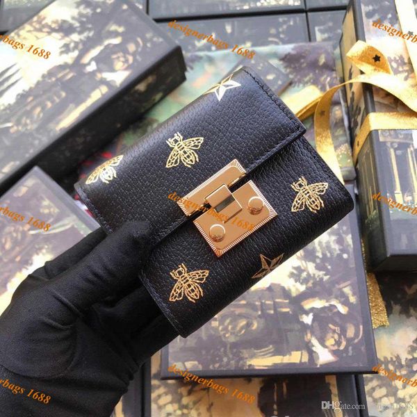 2019 new fashion luxury designer handbags women flap wallet genuine leather mini bee wallet purse clutch bags ing, Red;black
2019 new fashion luxury designer handbags women flap wallet genuine leather mini bee wallet purse clutch bags ing, Red;black