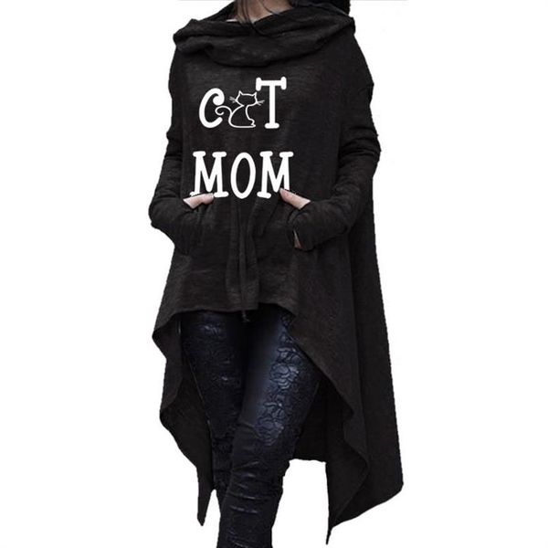 long irregular cat mom letters print hoodies for women hoodies sweatshirt femmes women print cute cotton pattern buckle, Black
long irregular cat mom letters print hoodies for women hoodies sweatshirt femmes women print cute cotton pattern buckle, Black