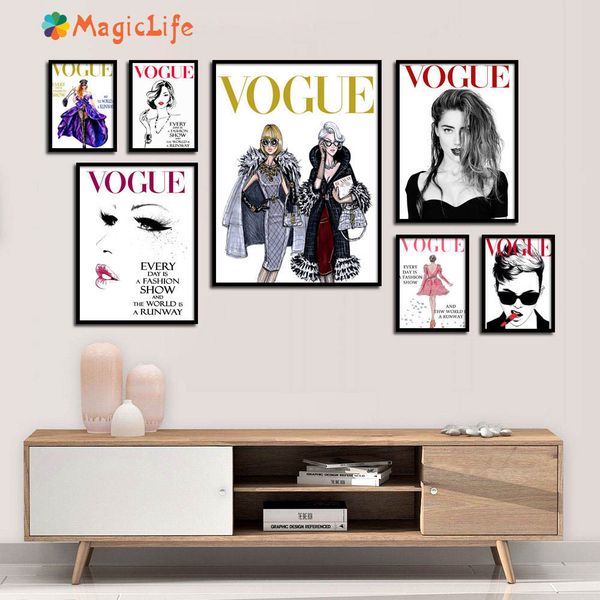 vogue girl quotes wall art canvas painting nordic poster salon wall pictures for living room home decoration pictures unframed
vogue girl quotes wall art canvas painting nordic poster salon wall pictures for living room home decoration pictures unframed